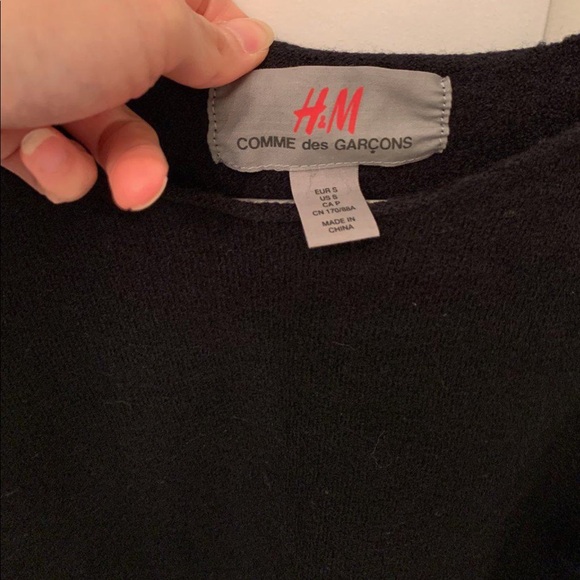 H&M Comme Des Garçons Wool Sweater - Picture 2 of 3